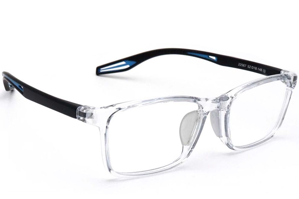 Rectangular Blue TR90 Glasses #BS0420-0026