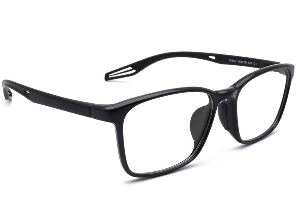 Rectangular Black TR90 Glasses #BS0420-0028