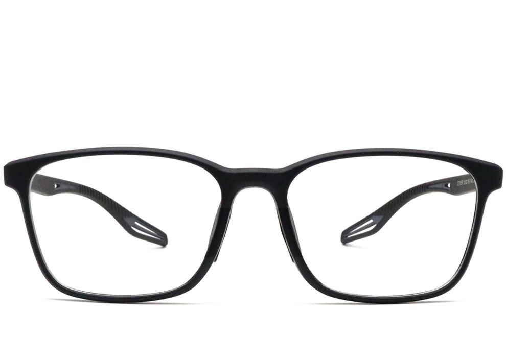 Rechteckige graue TR90-Brille #BS0420-0030