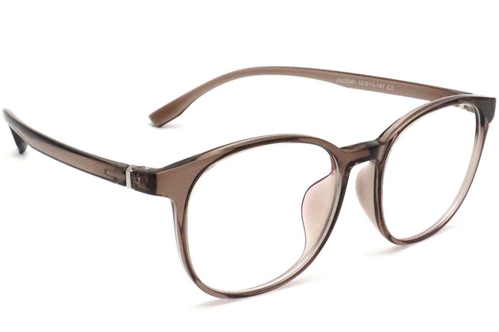 Ovale braune TR90-Brille #BS0420-0035