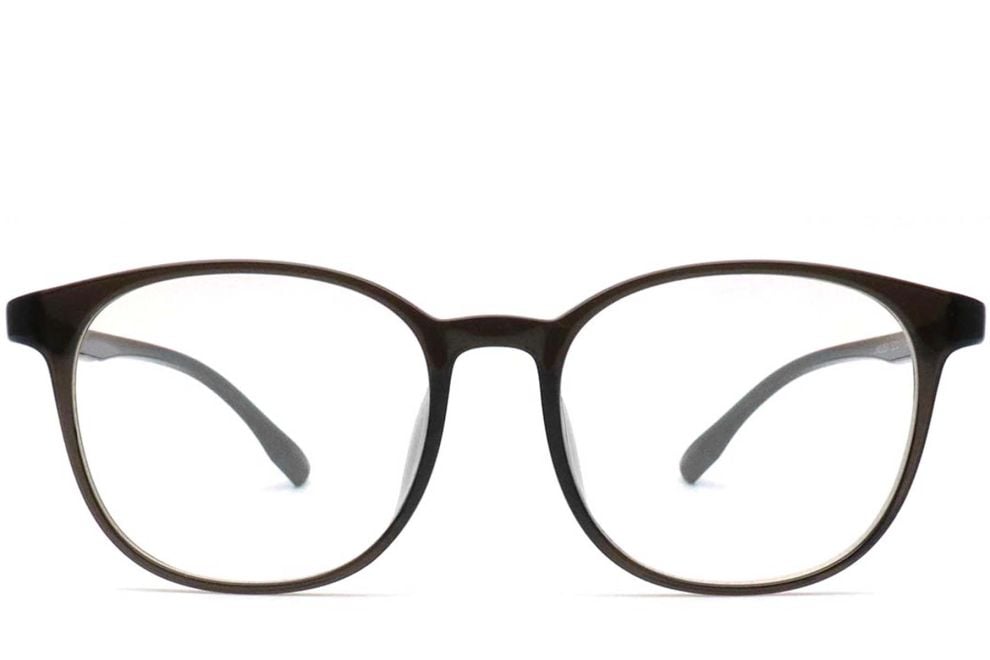 Gafas ovaladas negras TR90 #BS0420-0036
