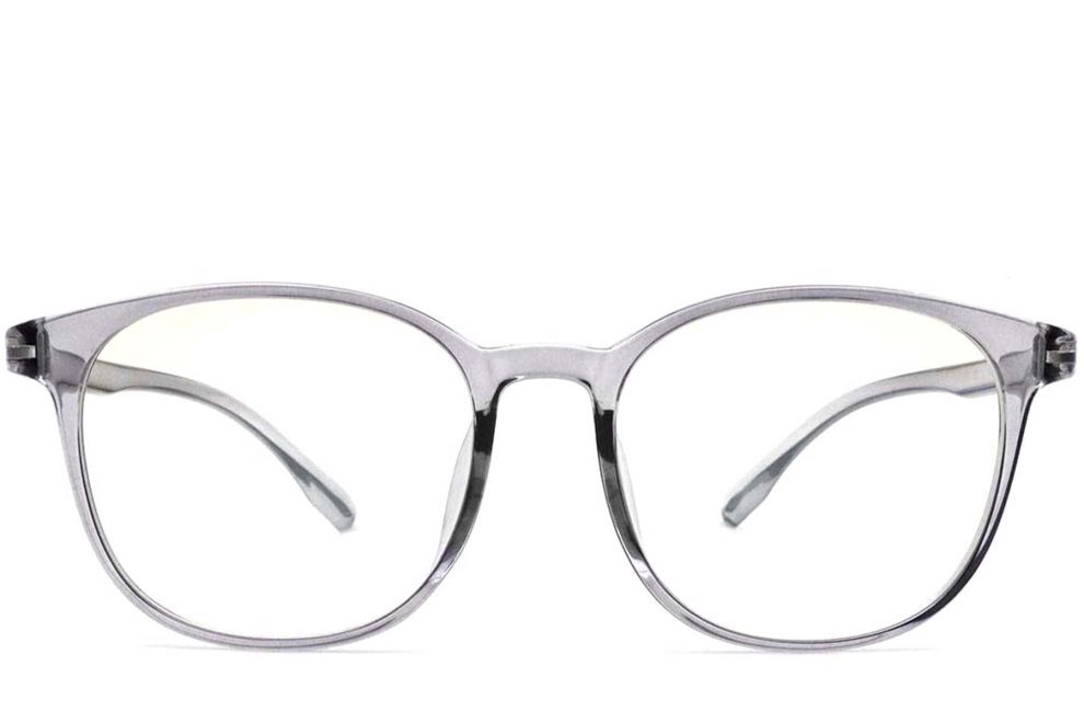 Ovale graue TR90-Brille #BS0420-0037