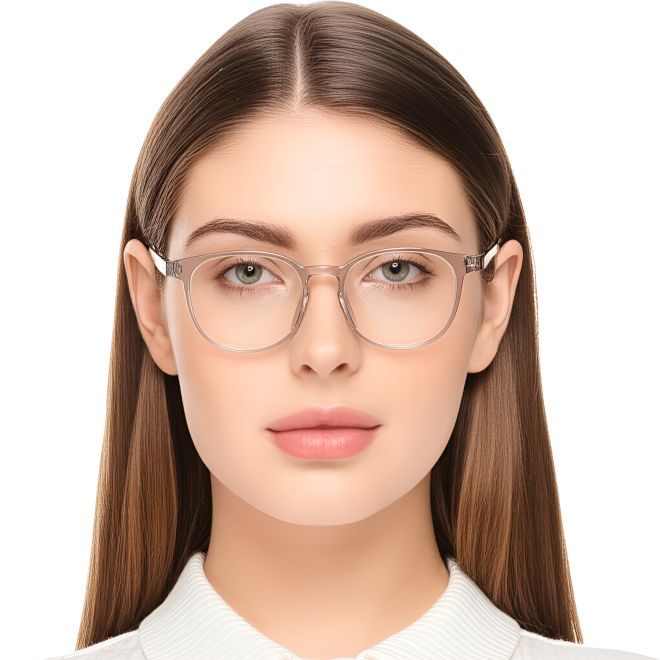 Ovale graue TR90-Brille #BS0420-0037