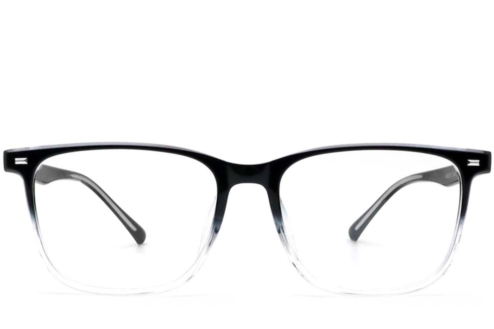 Rechteckige transparente TR90-Brille #BS0420-0050