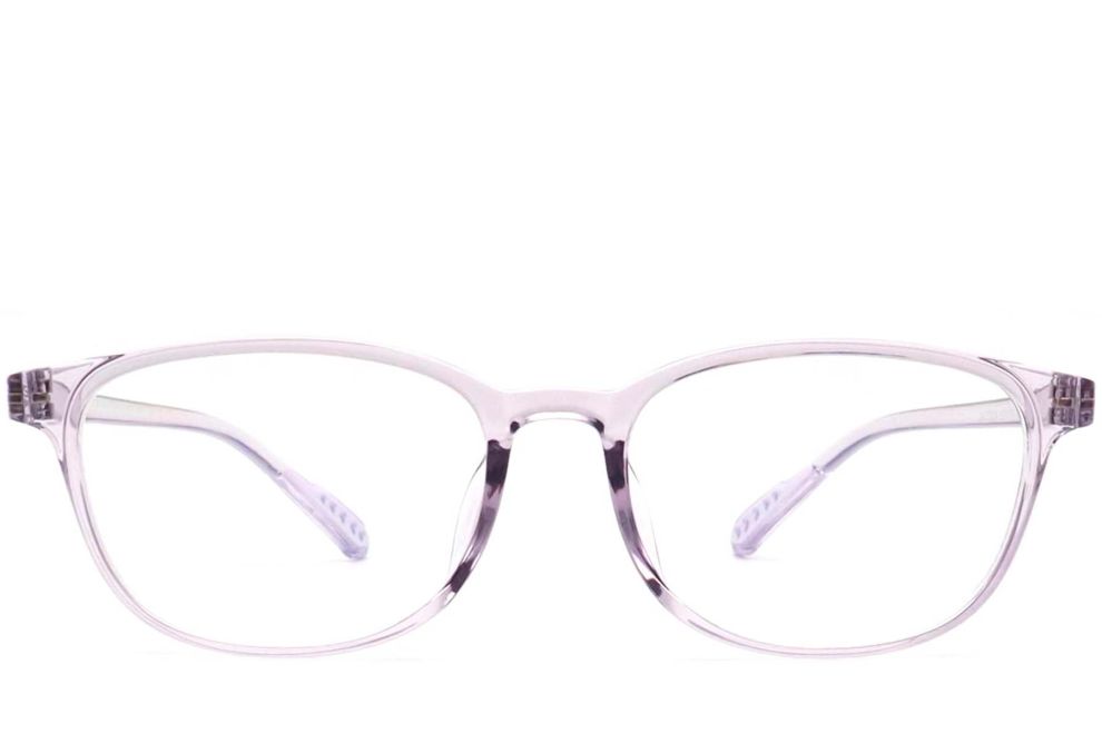 Rectangular Purple TR90 Glasses #BS0420-0054