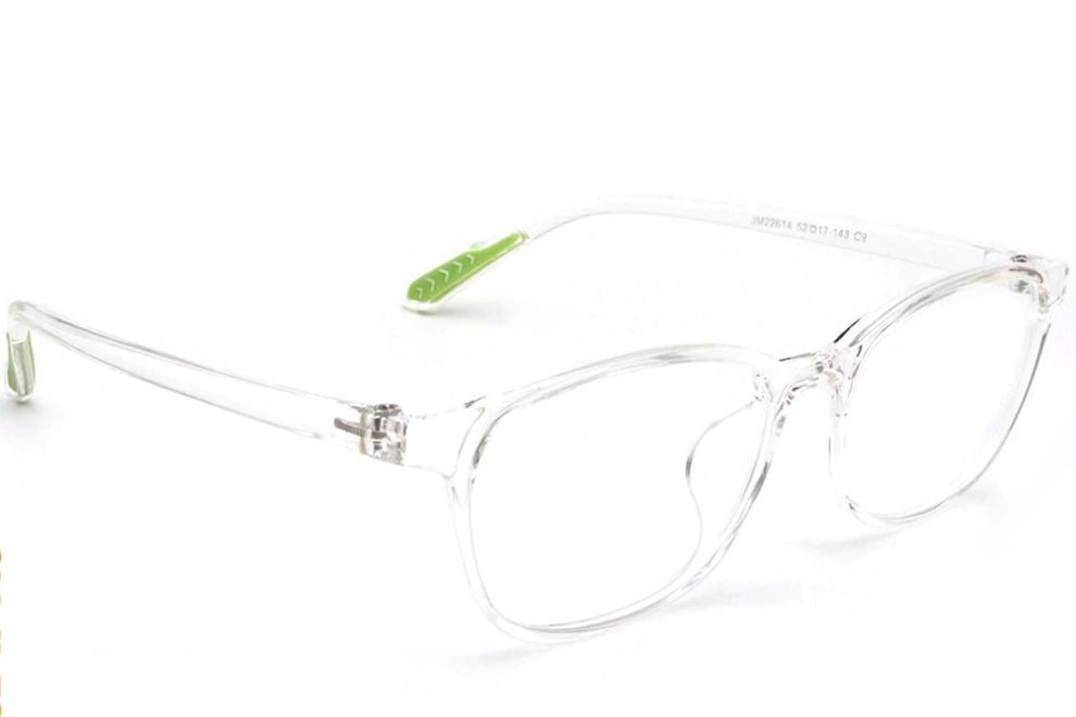 Rechteckige transparente TR90-Brille #BS0420-0055