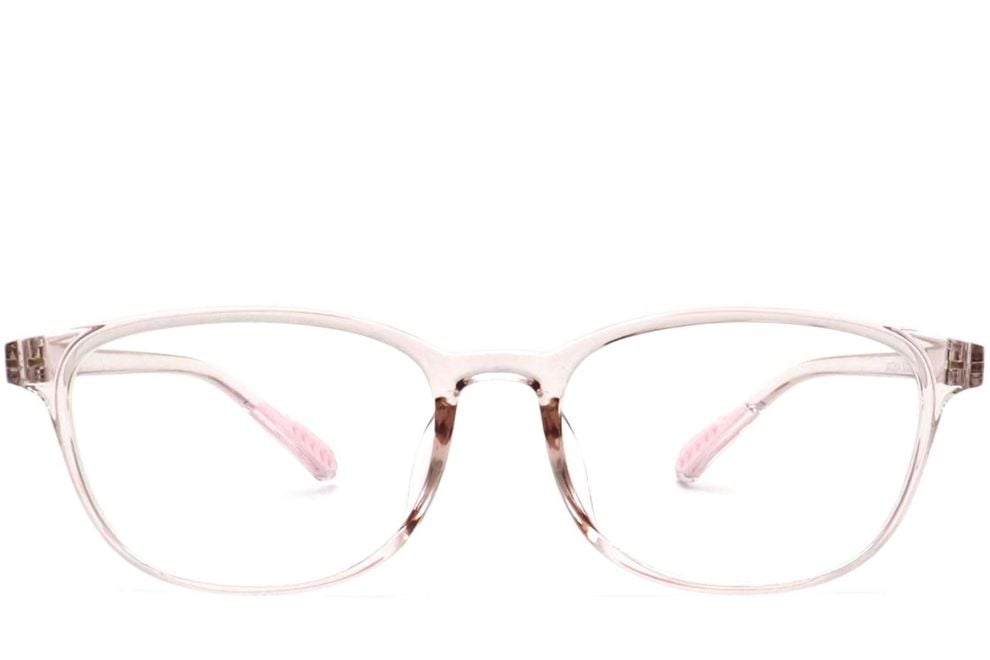 Rectangular Pink TR90 Glasses #BS0420-0057
