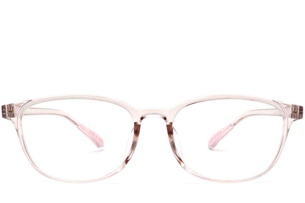Rectangular Pink TR90 Glasses #BS0420-0057