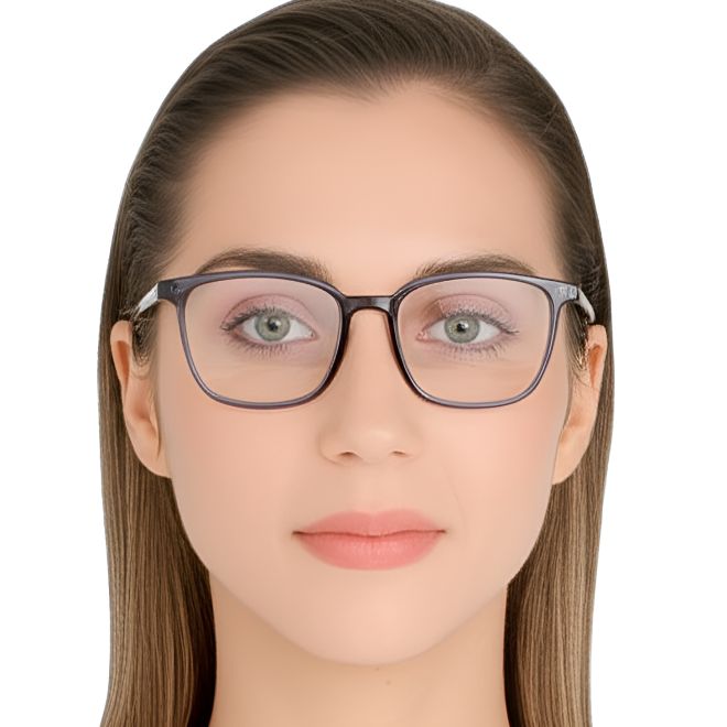 Rechteckige lila TR90-Brille #BS0420-0062