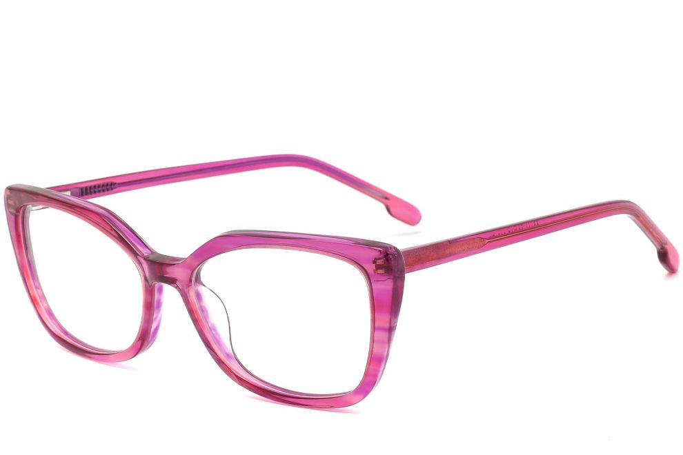 Lunettes papillon en acétate violet #BS0420-0069