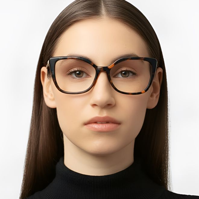 Schmetterlings-Schildpatt-Acetatbrille #BS0420-0071