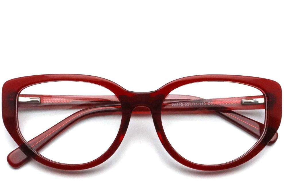Gafas de acetato con forma de mariposa roja #BS0420-0105