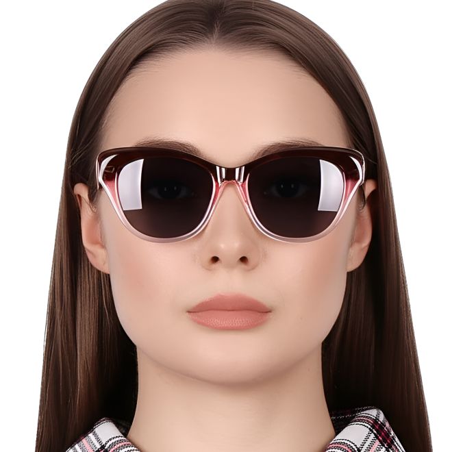 Butterfly Pattern Acetate Sunglasses #BS0420-0206