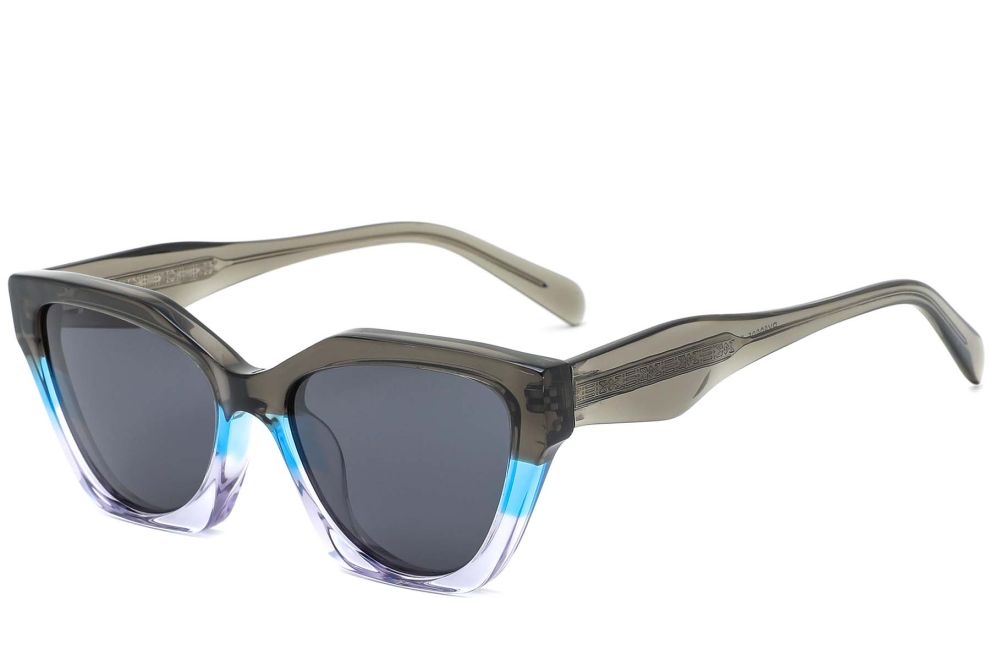 Gafas de sol de acetato verde mariposa #BS0420-0213