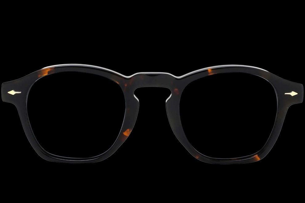 Rectangular Tortoiseshell Acetate Sunglasses #BS0420-0234