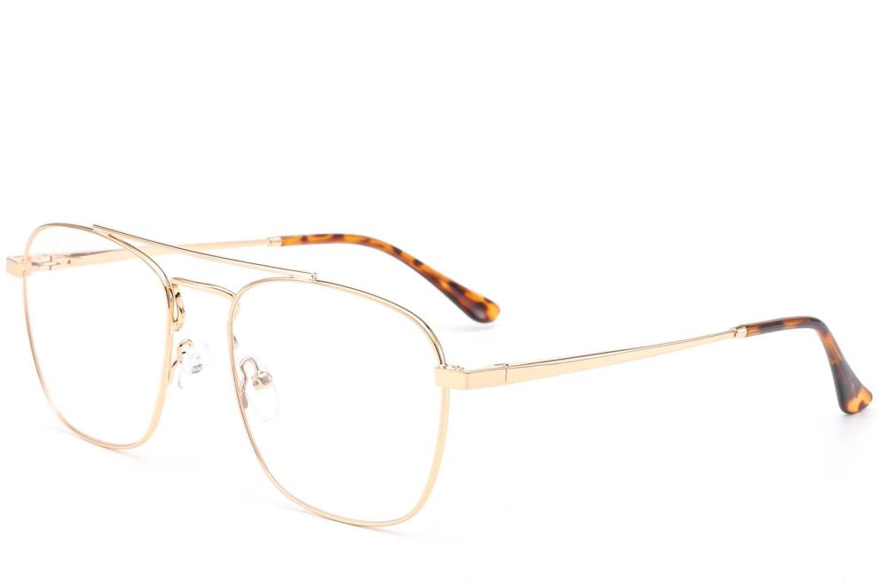 Aviator Golden Metal Glasses #BS0420-0240