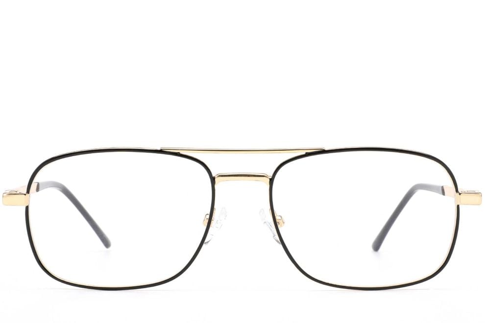 Aviator Golden Metal Glasses #BS0420-0259