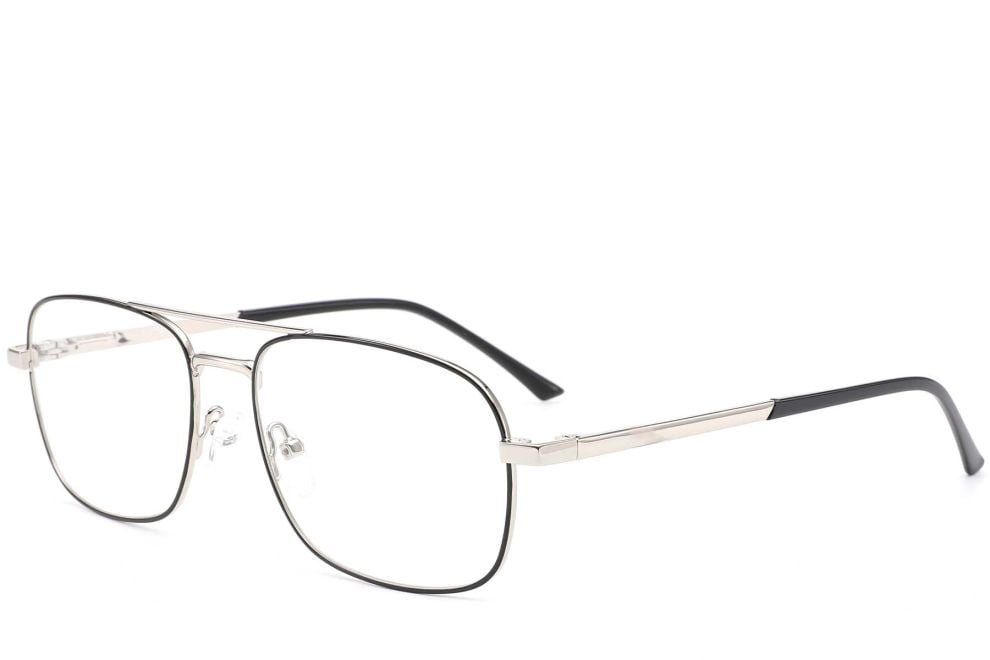 Aviator Silver Metal Glasses #BS0420-0260