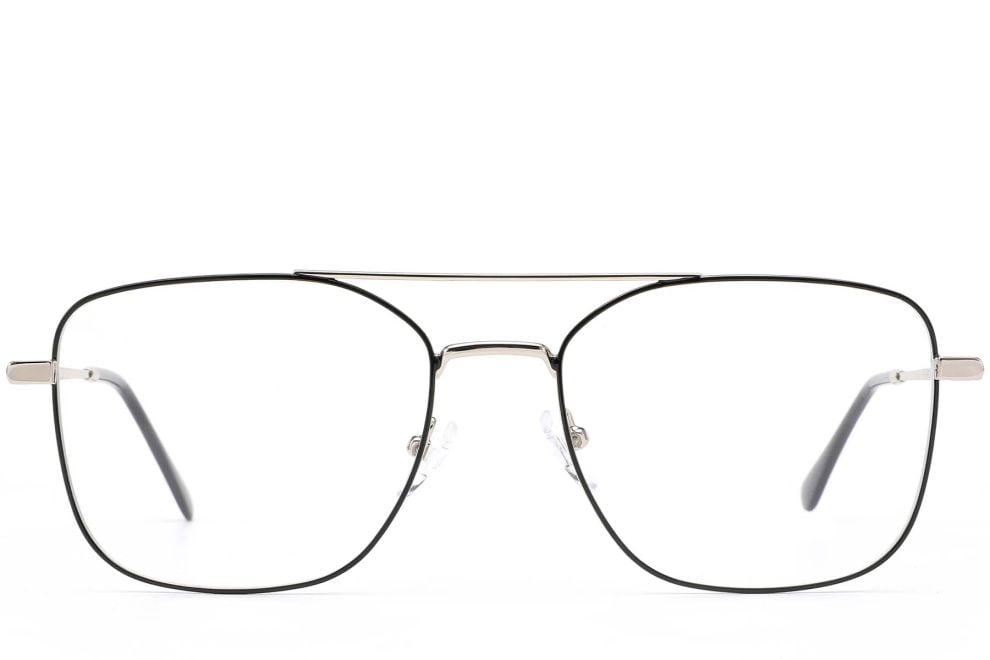 Aviator Silver Metal Glasses #BS0420-0300