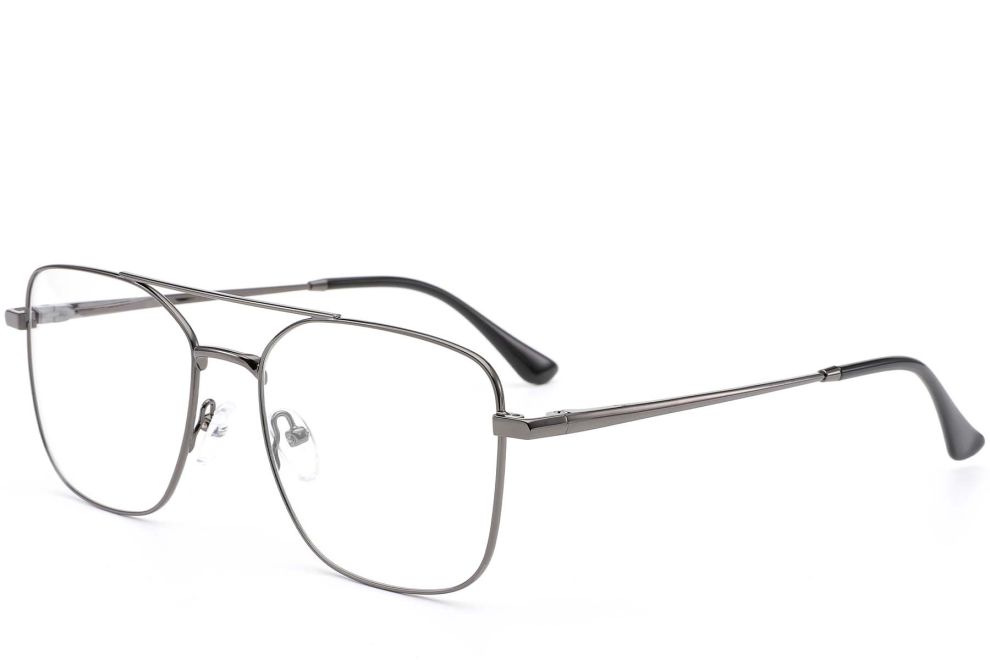 Aviator Grey Metal Glasses #BS0420-0301