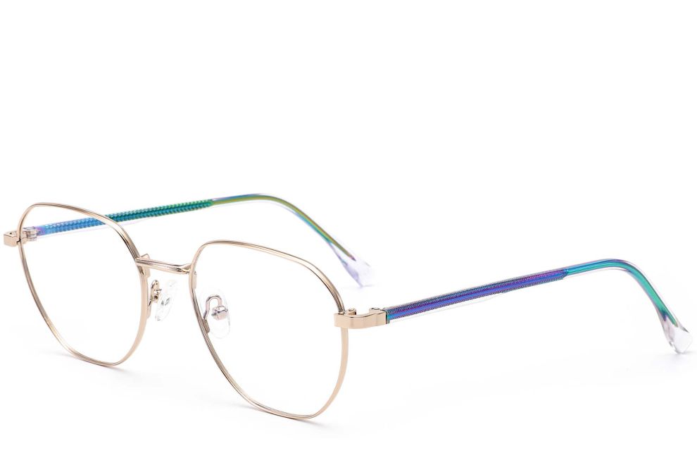 Geometric Golden Metal Glasses #BS0420-0323