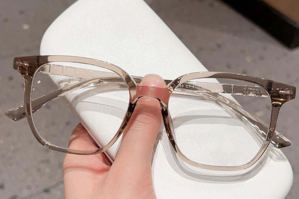 Rectangular Brown TR90 Glasses #BS0423-0002