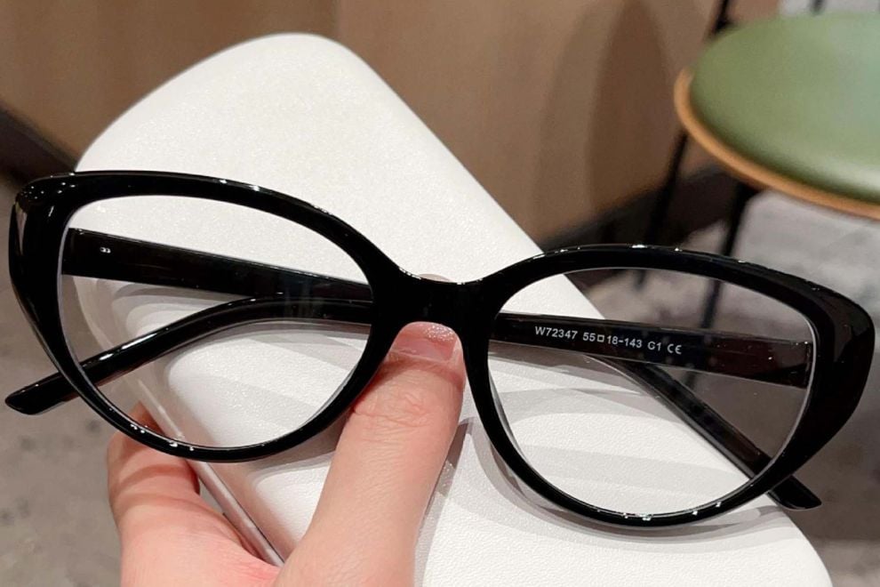 Oval Black TR90 Glasses #BS0423-0006