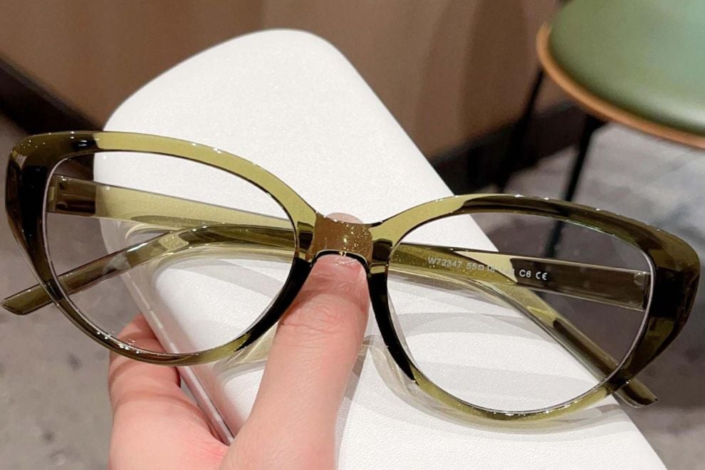 Oval Green TR90 Glasses #BS0423-0011