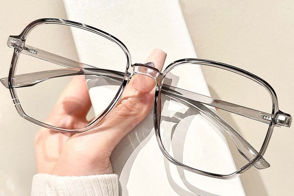 Geometric Transparent TR90 Glasses #BS0423-0024