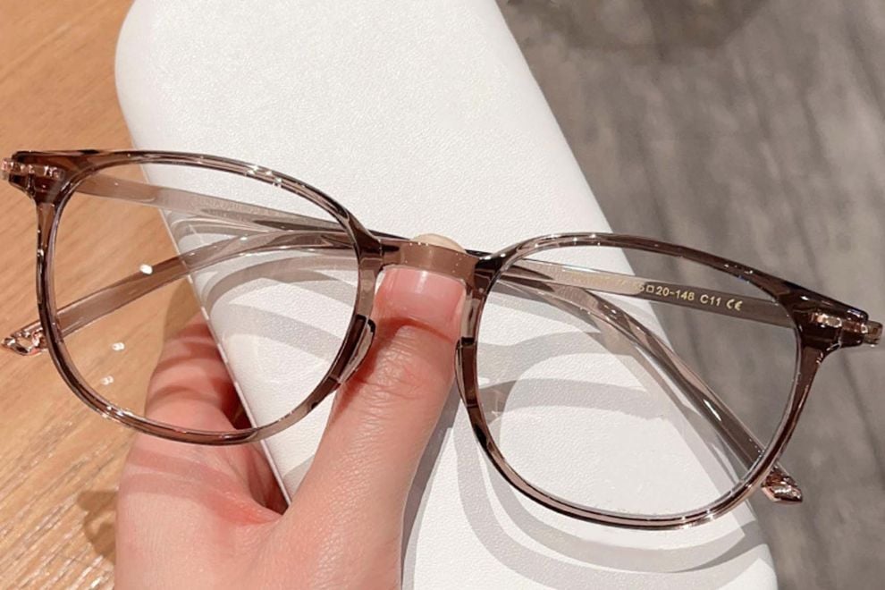 Rectangular Brown TR90 Glasses #BS0423-0038