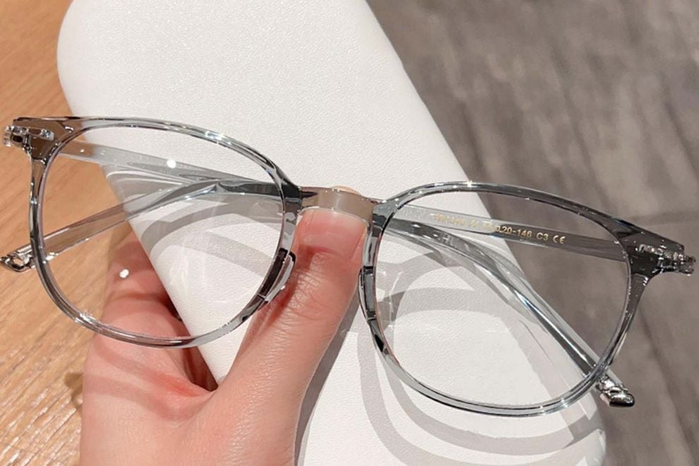 Rectangular Grey TR90 Glasses #BS0423-0040