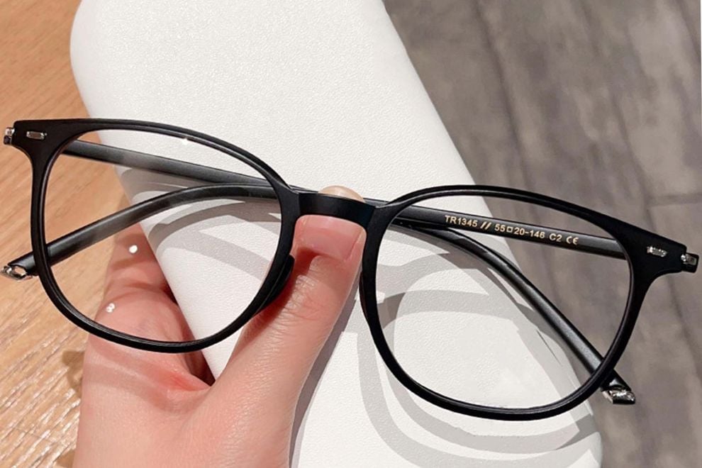 Rectangular Black TR90 Glasses #BS0423-0041