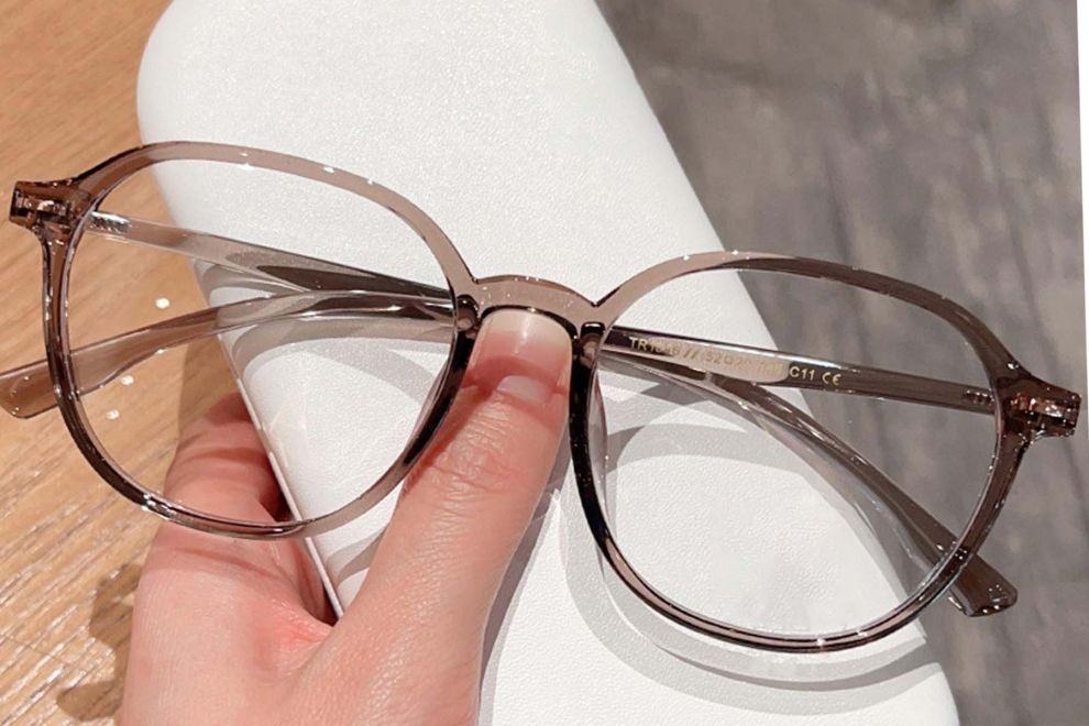 Gafas geométricas TR90 marrones #BS0423-0046