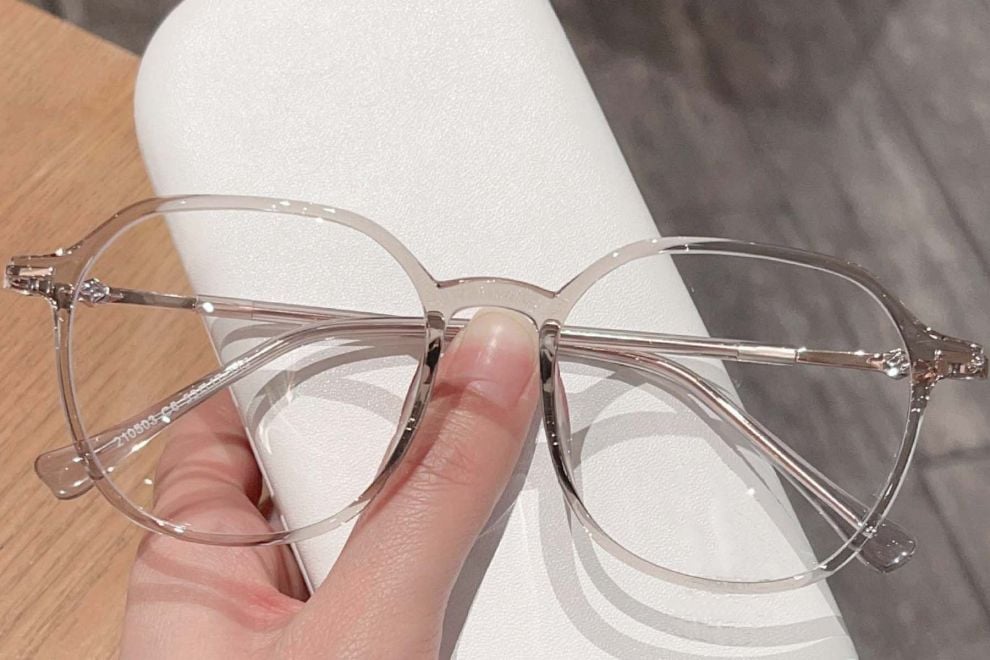 Geometric Grey TR90 Glasses #BS0423-0063
