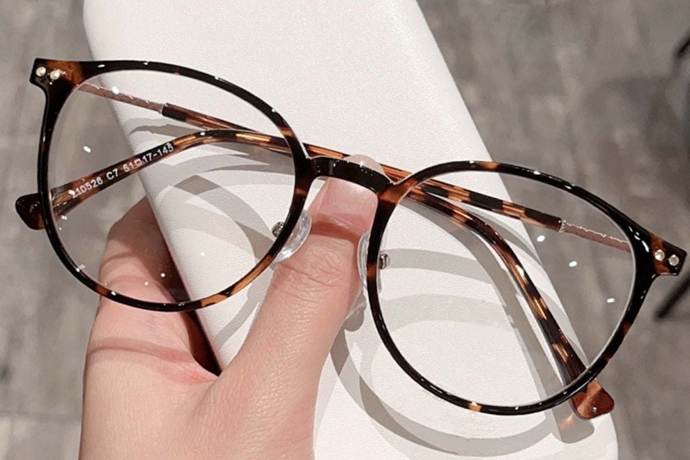Oval Tortoiseshell TR90 Glasses #BS0423-0082