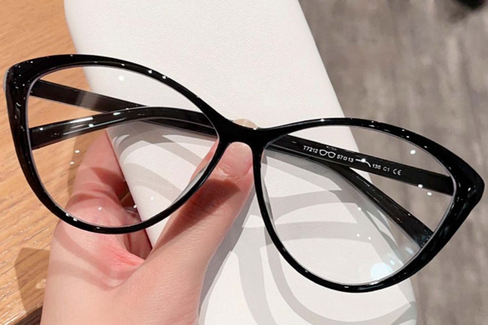 Butterfly Black TR90 Glasses #BS0423-0089