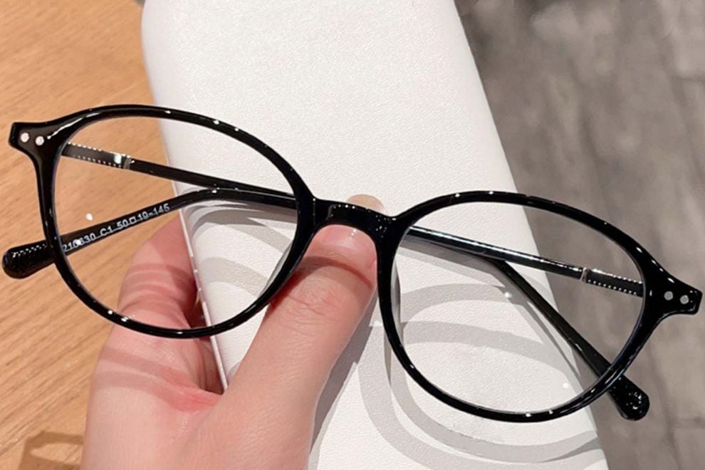 Oval Black TR90 Glasses #BS0423-0094