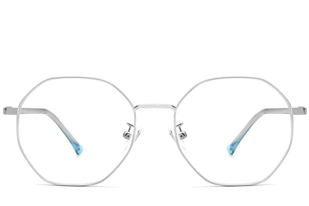 Geometric Silver Metal Glasses #BS0423-0105
