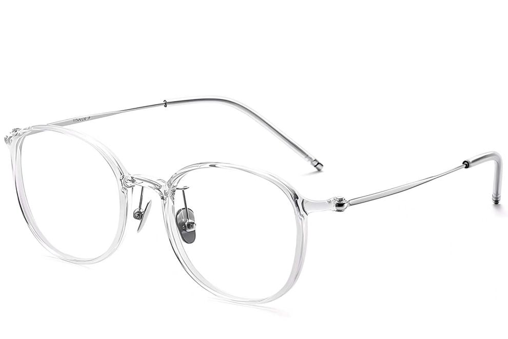 Oval Transparent TR90 Glasses #BS0423-0114
