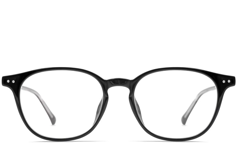 Oval Black TR90 Glasses #BS0423-0125