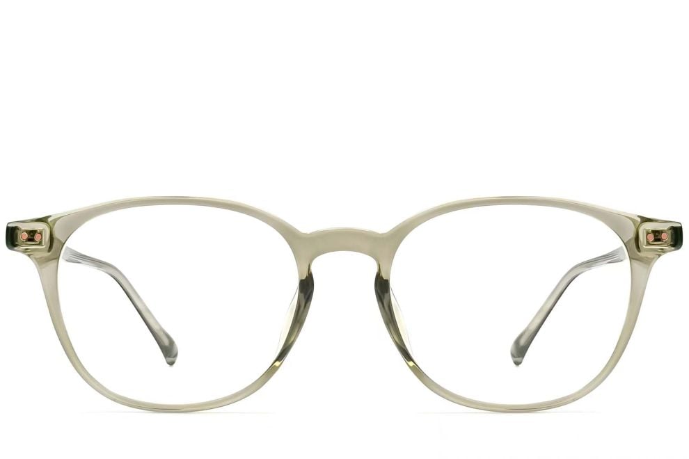 Oval Green TR90 Glasses #BS0423-0128