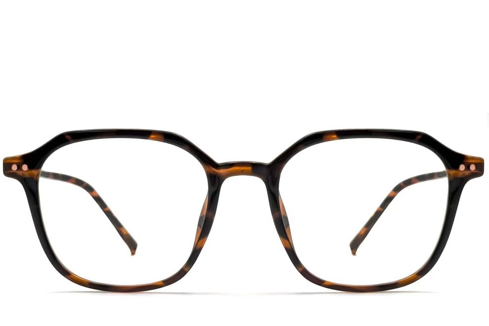 Lunettes géométriques écaille de tortue TR90 #BS0423-0129
