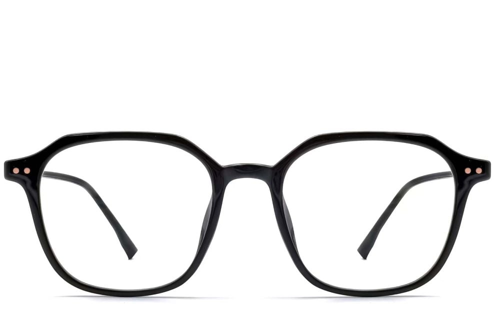 Geometric Black TR90 Glasses #BS0423-0130