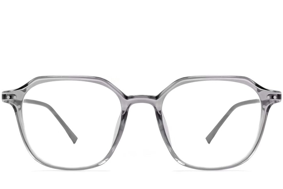 Geometric Grey TR90 Glasses #BS0423-0131