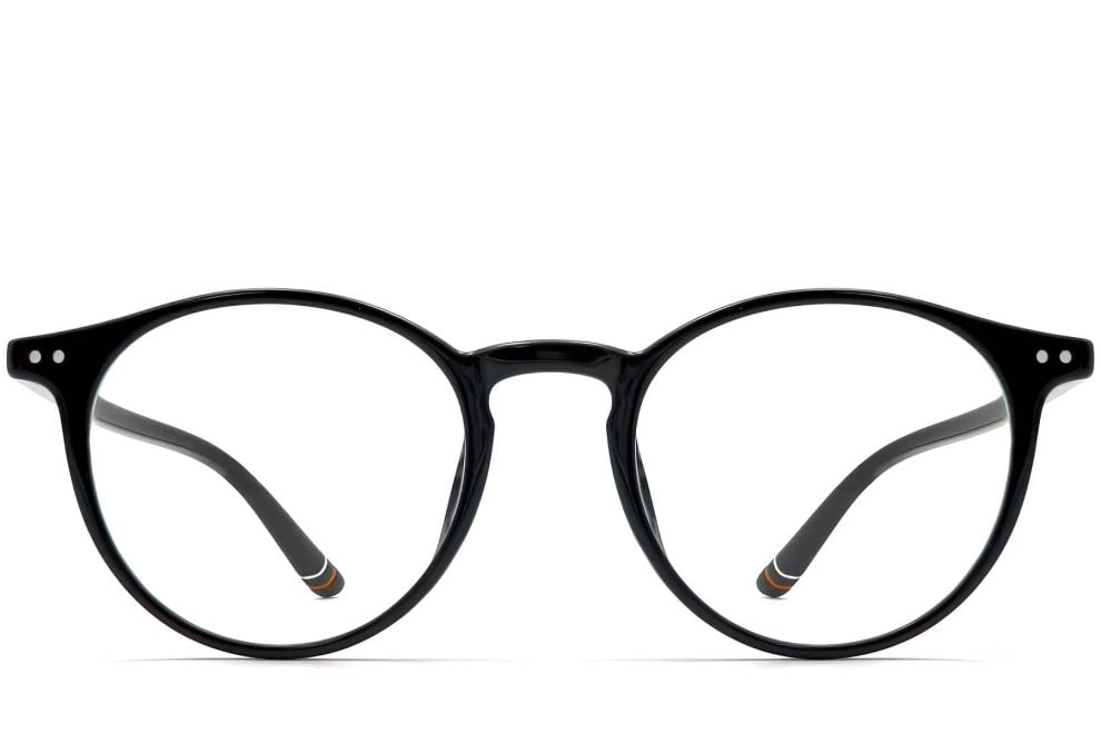 Oval Black TR90 Glasses #BS0423-0134