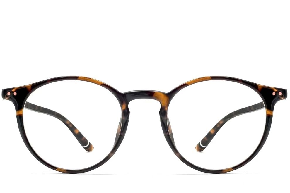 Oval Tortoiseshell TR90 Glasses #BS0423-0135