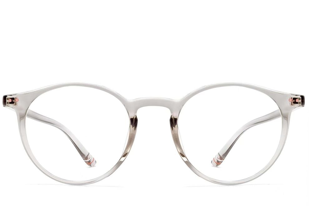 Lunettes ovales grises TR90 #BS0423-0138