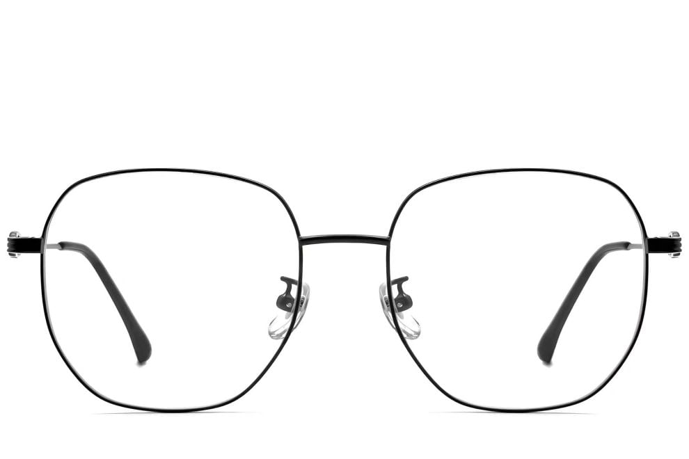 Geometric Black Metal Glasses #BS0423-0148