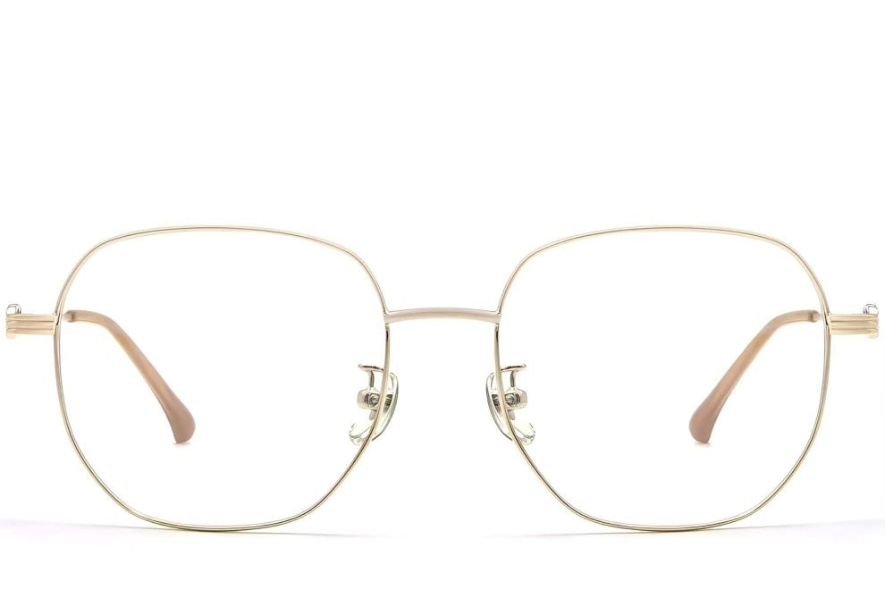 Geometric Golden Metal Glasses #BS0423-0151