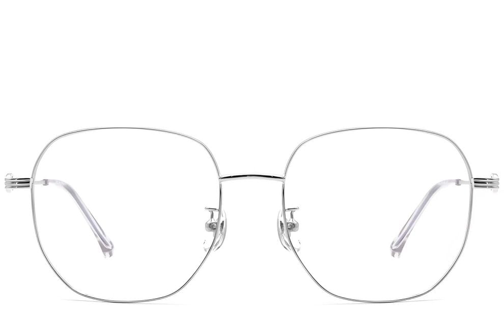Geometric Silver Metal Glasses #BS0423-0152